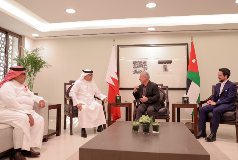 HRH Prince Salman meets the King of Jordan